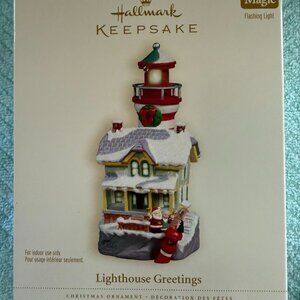 Hallmark Lighthouse Greetings Keepsake Christmas Ornament 2006